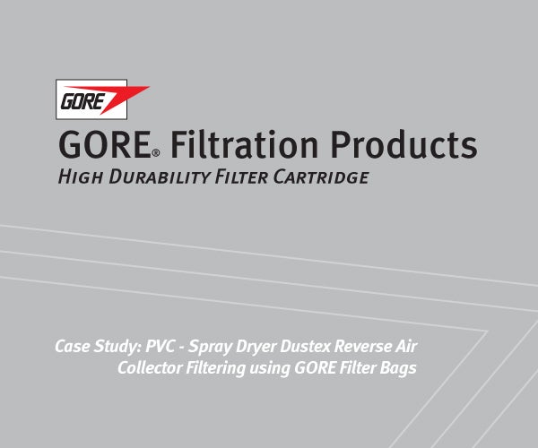 Case Study PVC Spray Dryer Dustex Reverse Air Collector Filtering using GORE Filter Bags