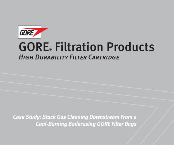 Case Study: Stack Gas Cleaning Downstream From a Coal-Burning Boiler using GORE Filter Bags