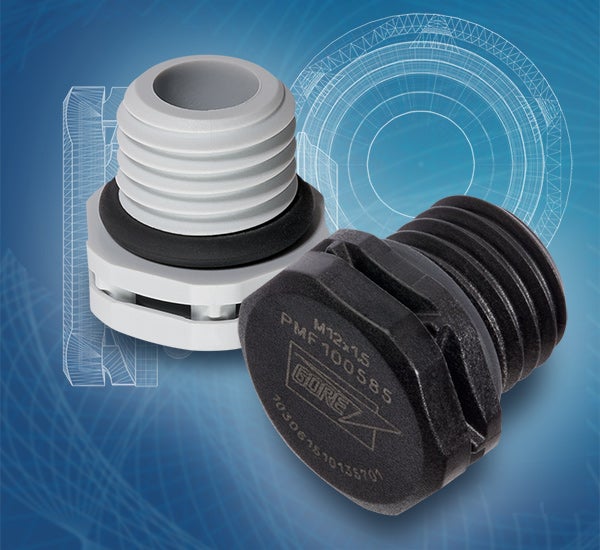 The new High Airflow vent, from GORE® Protective Vents Screw-In Series, delivers twice the airflow with no loss of ingress protection and features a flammability-rated O-ring for added durability in the most extreme conditions.