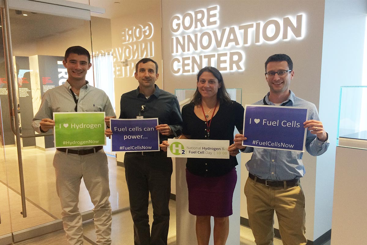 Gore Associates celebrate in our Innovation Center in Santa Clara, California