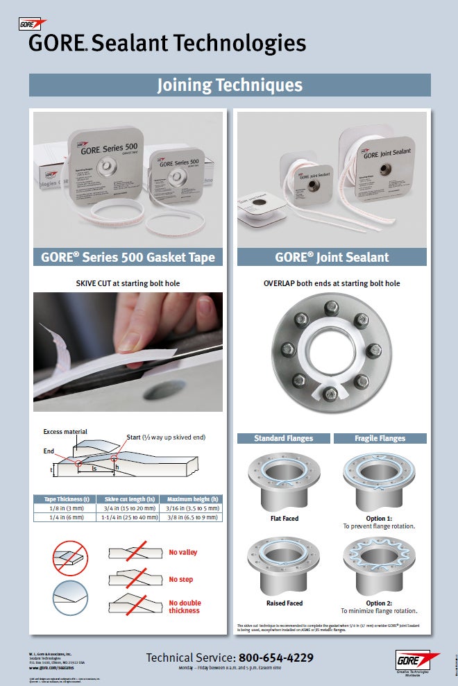 Series 500 and Joint Sealant Installation Poster