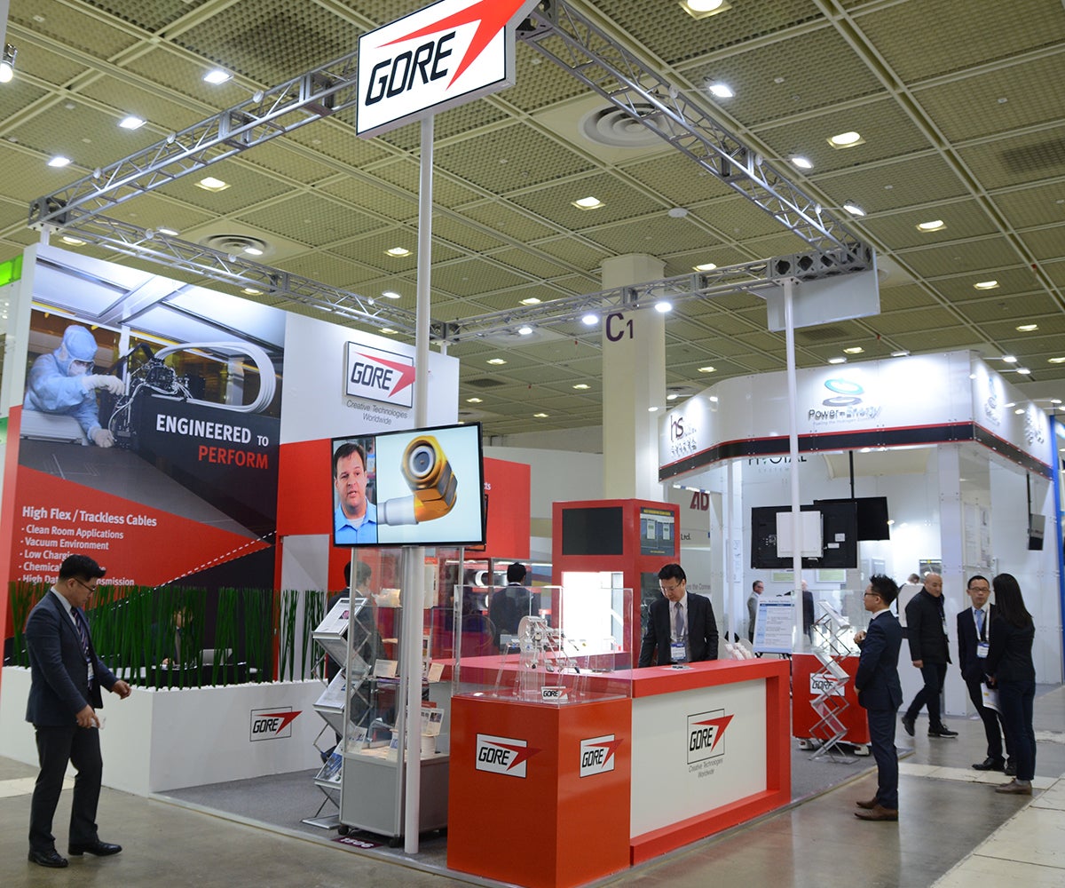 Gore's Booth at Semicon Korea 2017