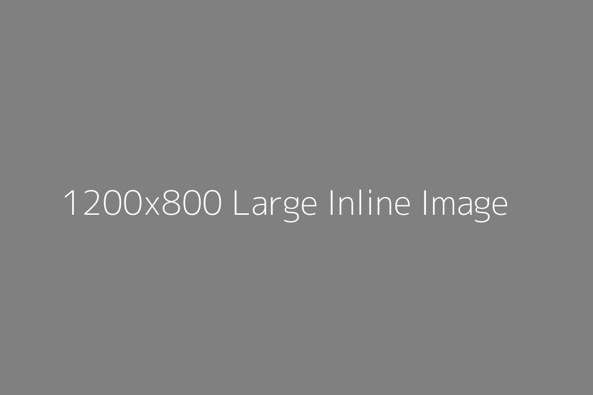 Large Inline Image Heading
