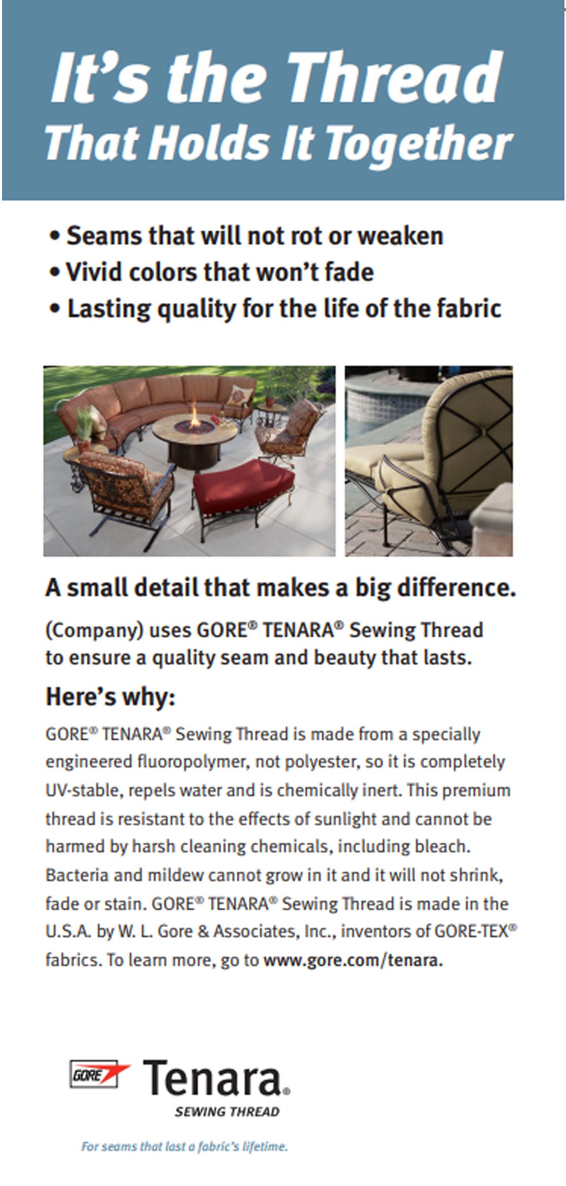 Outdoor Furniture Flyer