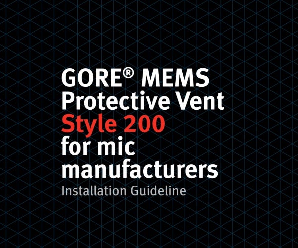 GORE® MEMS Protective Vents - Style 200 - Installation video 