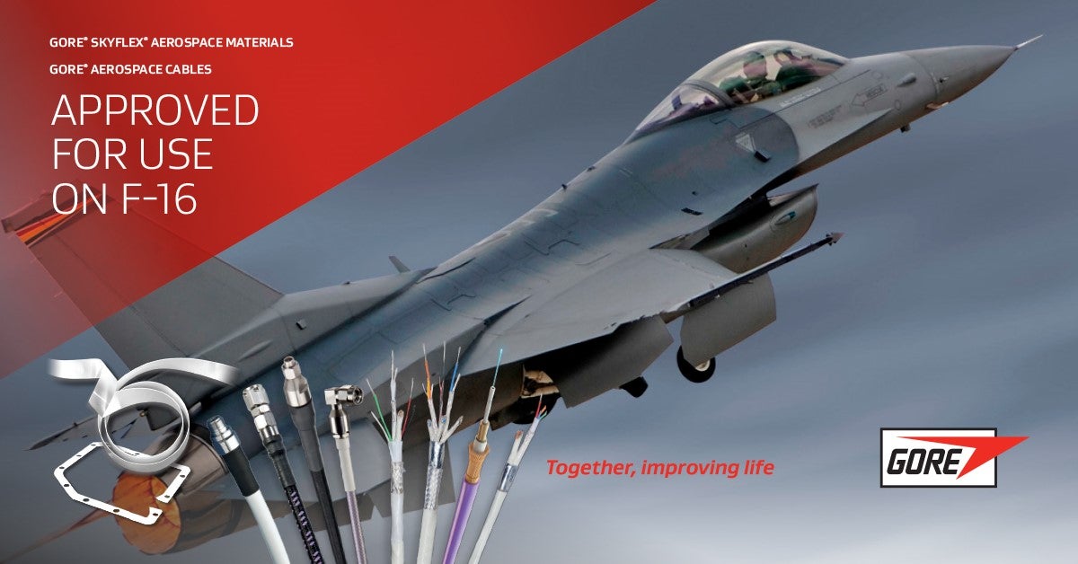 GORE Aerospace Cables - Approved for Use on F-16