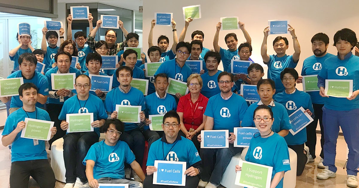 Gore Associates from our Asia-Pacific headquarters celebrate National Hydrogen and Fuel Cell Day
