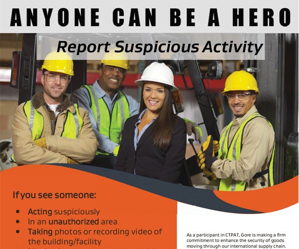 CTPAT Anyone can be a Hero Poster