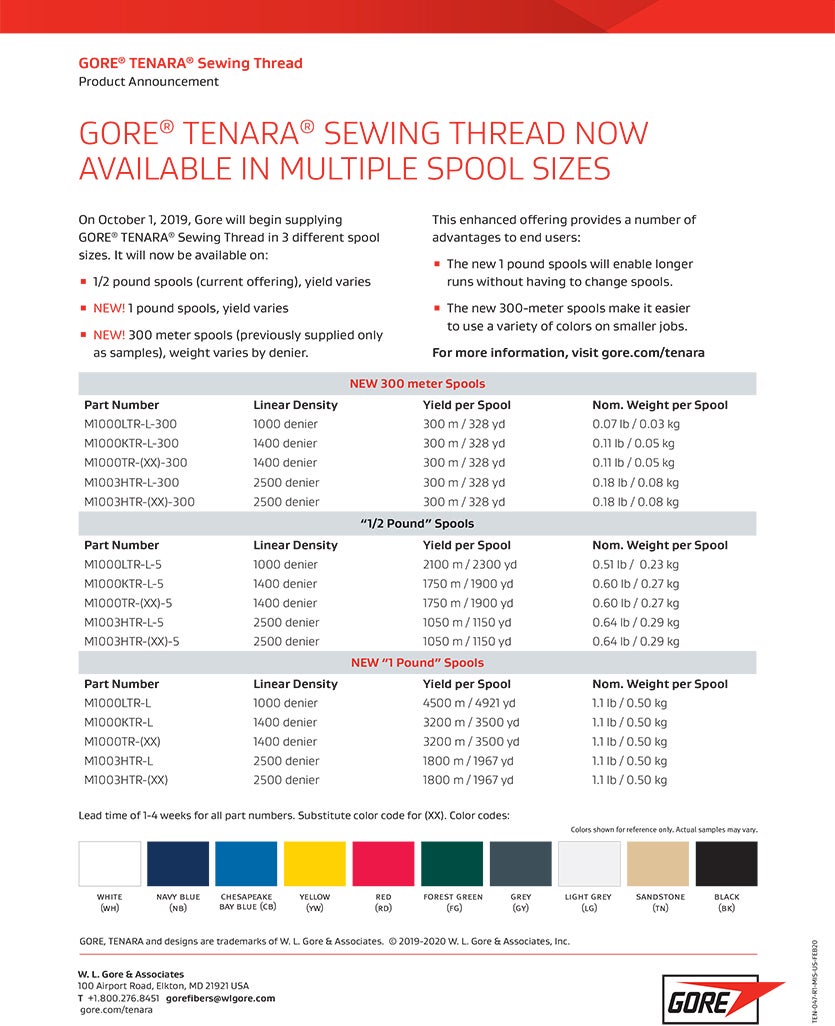 PDF thumbnail of product announcement