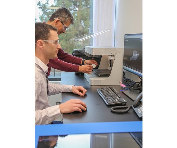 Two Associates working on a prototype