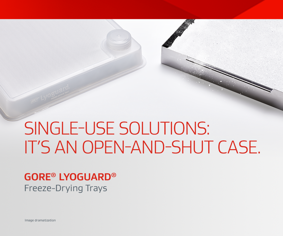 Single use solutions. It's an open and shut case.