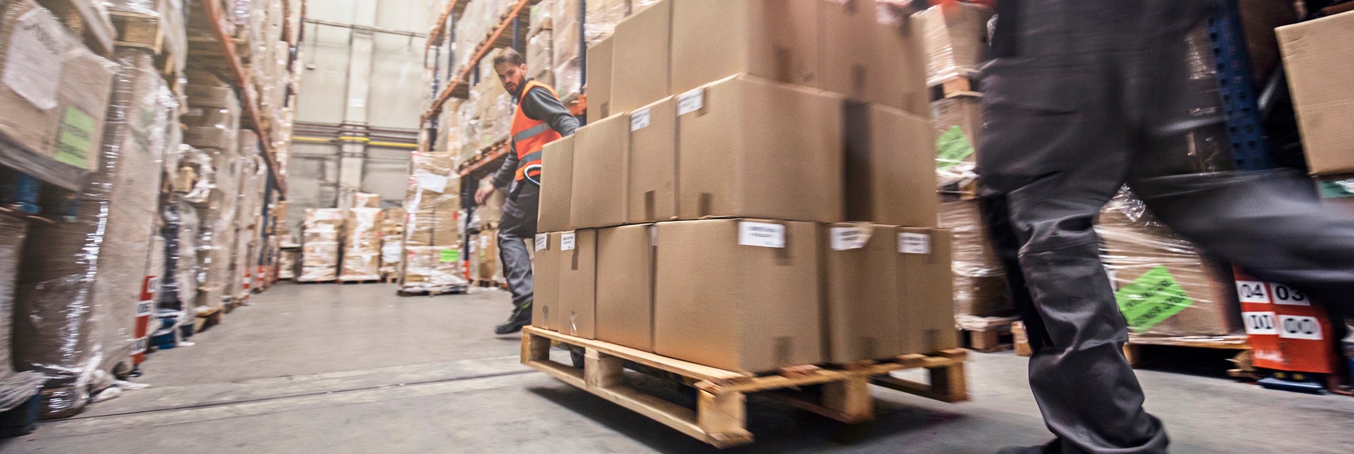 Image of people working in a warehouse