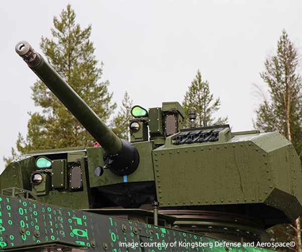 Gore's military fiber optic cable assemblies in an armed tank.