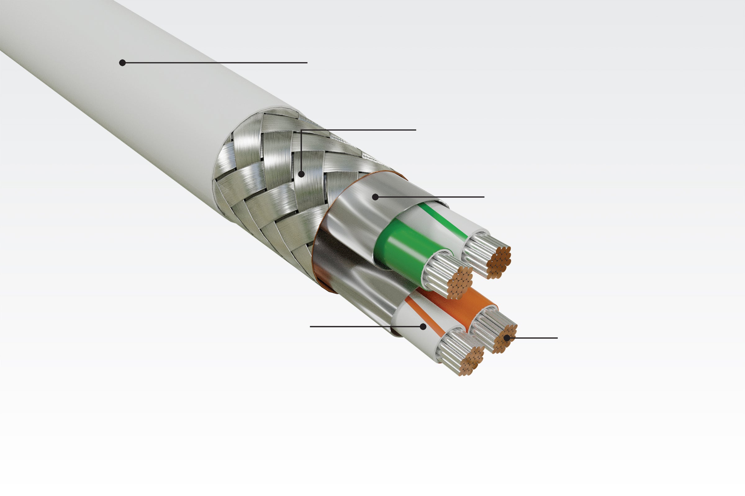 Construction of Gore’s Ethernet 2-Pair Cables