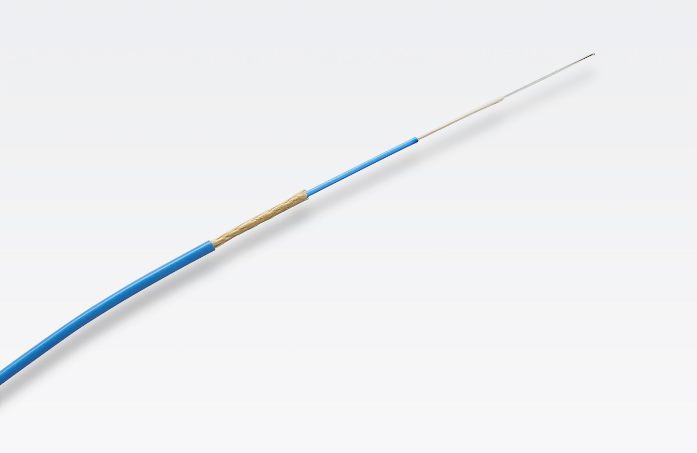 Gore’s 1.2 mm Simplex fiber optic cables.