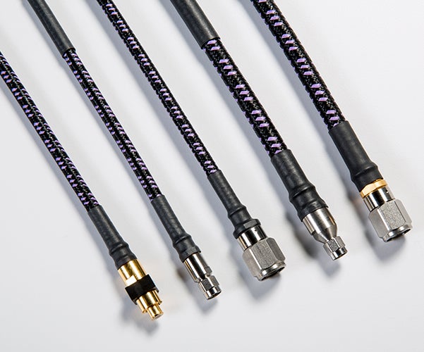 Reliable connectors mated with GORE-FLIGHTl® Microwave Assemblies for defense aircraft.