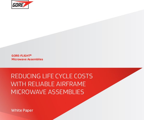 Reducing Life Cycle Costs with Reliable Airframe Microwave Assemblies