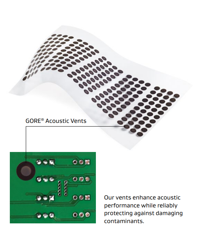 In industrial applications, GORE® Acoustic Vents withstand harsh environmental challenges while enhancing acoustic performance.