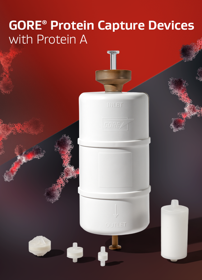 GORE Protein Capture Devices with Protein A