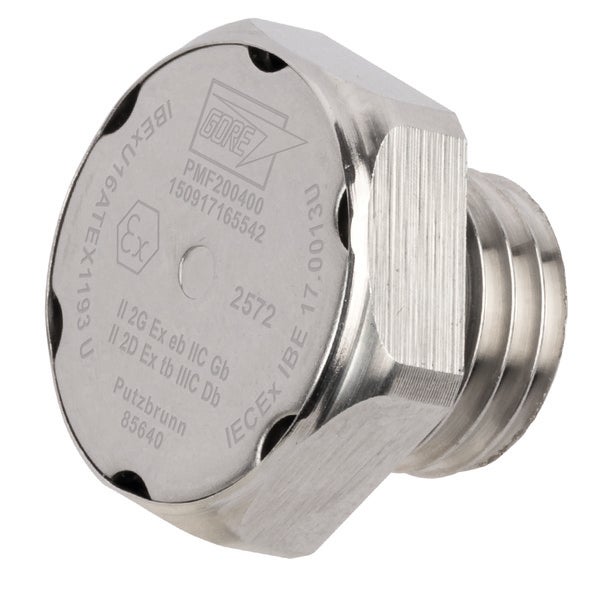 GORE® PolyVent Ex+ Adds Explosion Protection according to IECEx and ATEX to the Protective Vents Series
