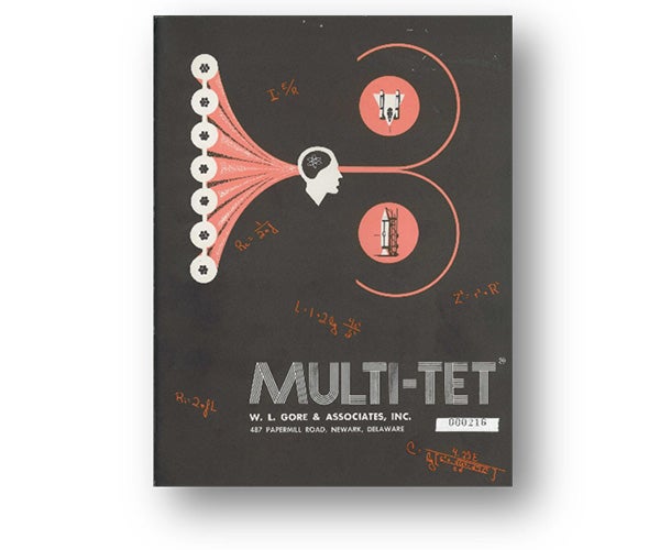 The cover of a Multi-tet brochure
