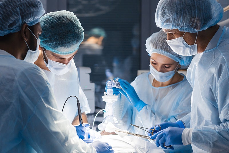 People in operating room