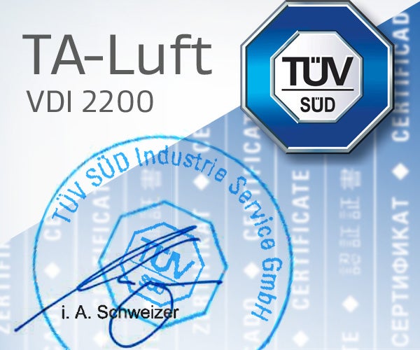 TA Luft in accordance with VDI 2200 for GOR Gasket Tape Series 500