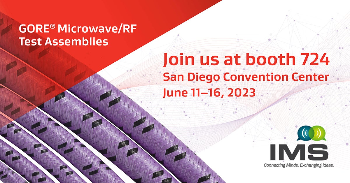 GORE® Microwave/RF Test Assemblies for mmWave and higher frequency applications.