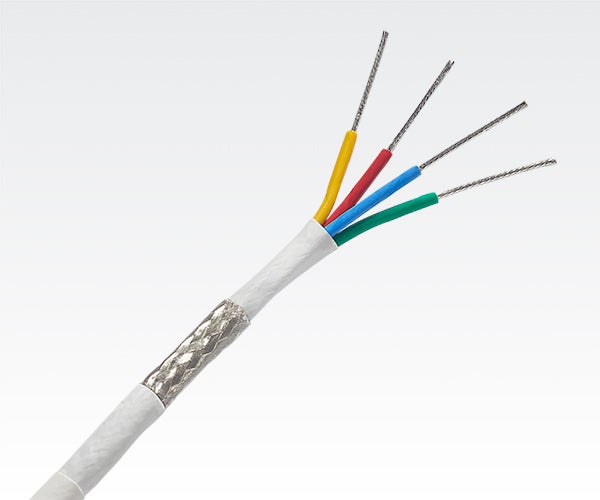 Gore’s Cat5e GigE Ethernet assemblies, quadrax version for aerospace & defense.