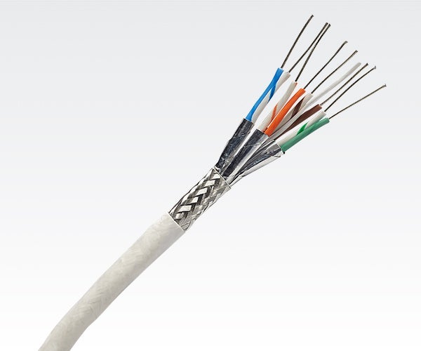 The 4-pair version of Gore’s Ethernet aviation cables for Cat6A & Cat8 protocol.