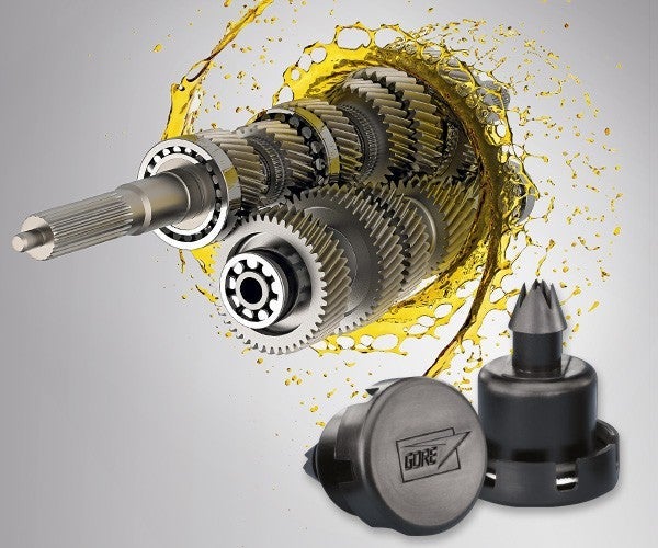 GORE Protective Vents for Gearboxes offer responsive pressure relief and robust ingress protection