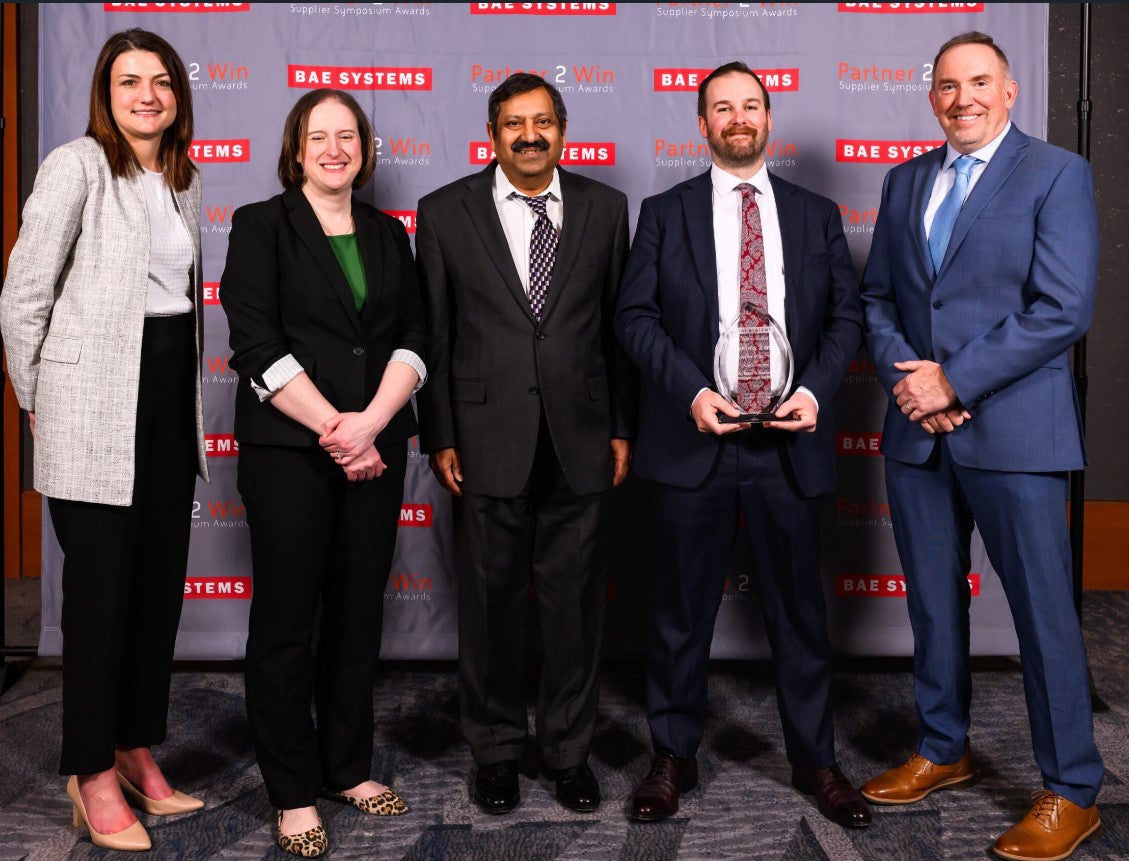 Gore team at BAE award