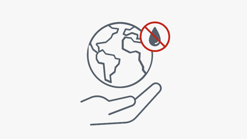No oil spills vector