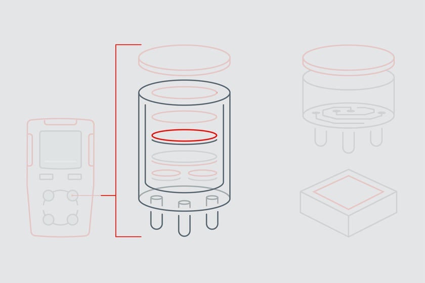 membrane at working electrode