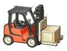 illustration of forklift