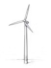 illustration of wind turbine