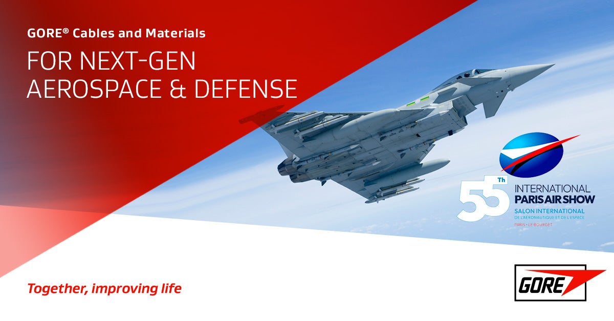 Visit Gore at the UK Pavilion, Hall 2, Booth FG168 at the Paris Air Show on June 16-22, 2025.