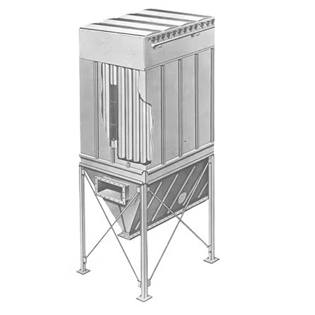cutaway image showing filter bags placement