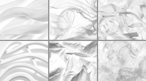 grid of six images showing different forms of ptfe