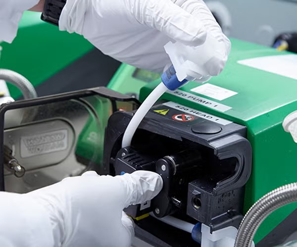 pcs tubing with peristatic pump