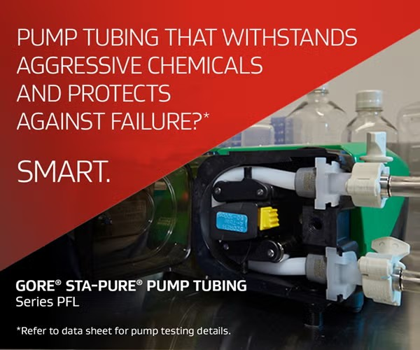 pump tubing that withstands aggressive chemicals and protects against failure? smart.