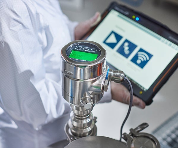 Endress+Hauser’s device reading data