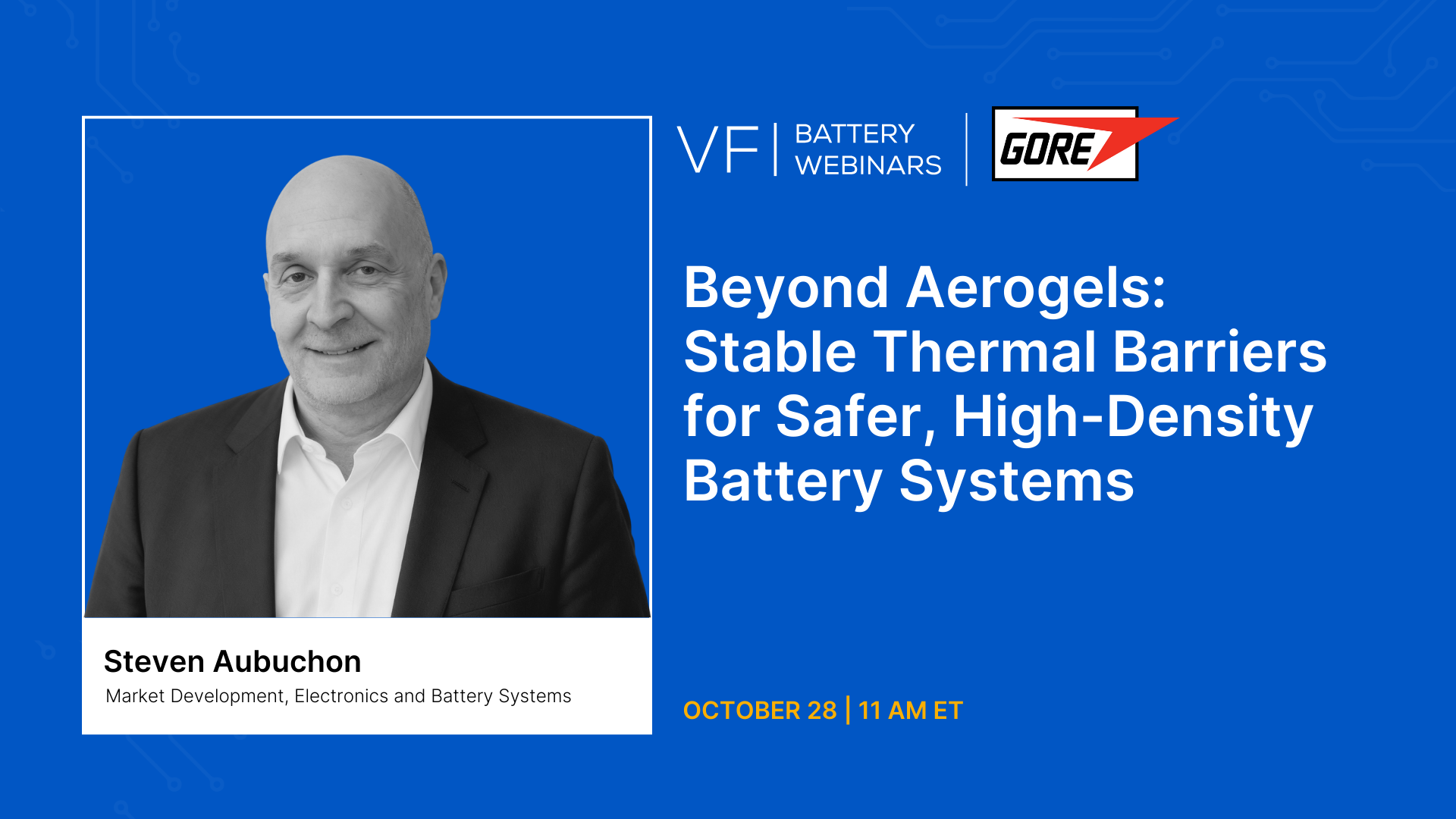 Webinar: Beyond Aerogels - Stable Thermal Barriers for Safer, High-Density Battery Systems