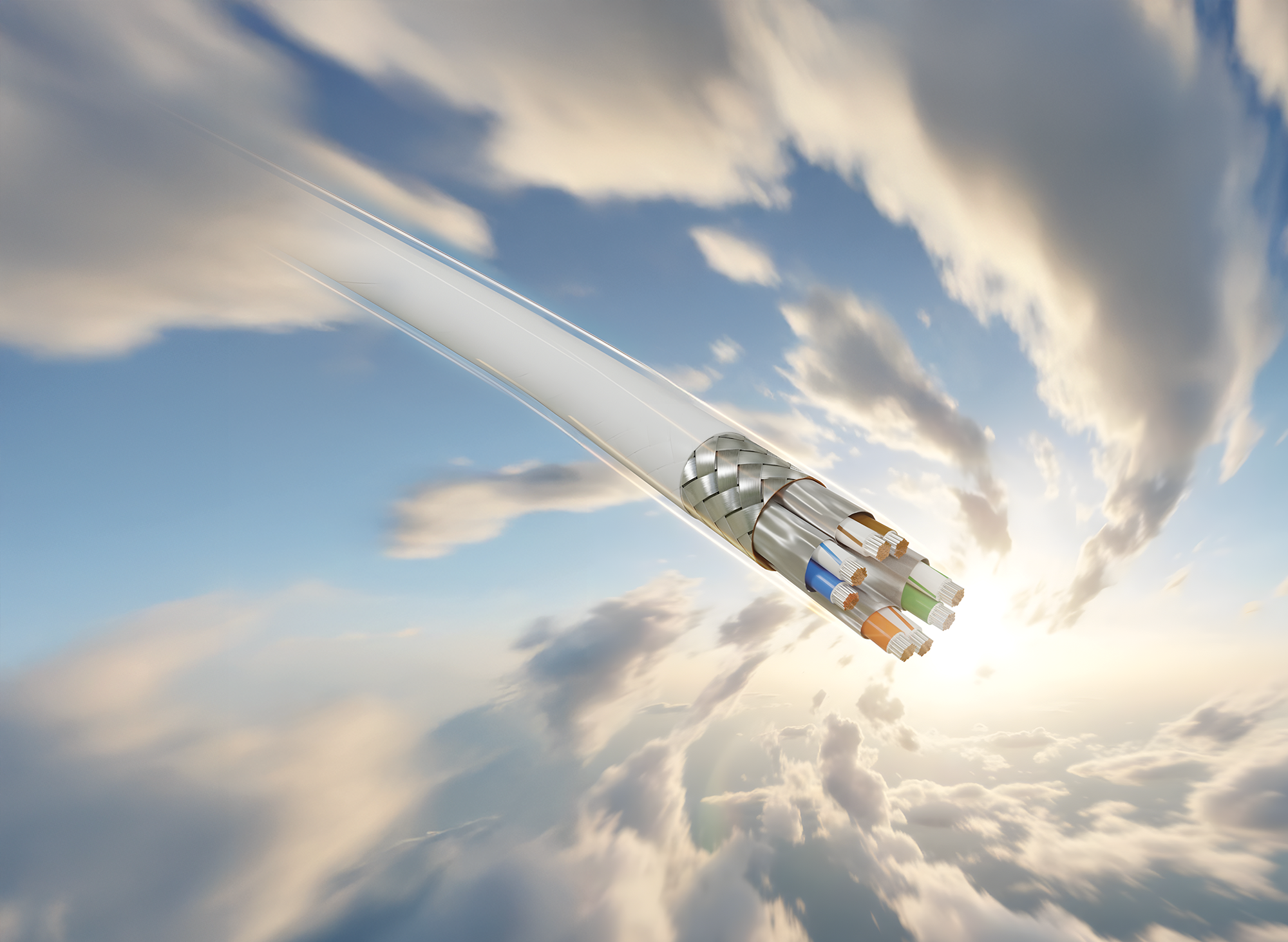 High Speed Data Cables Ethernet CAT6A (Ultralight)