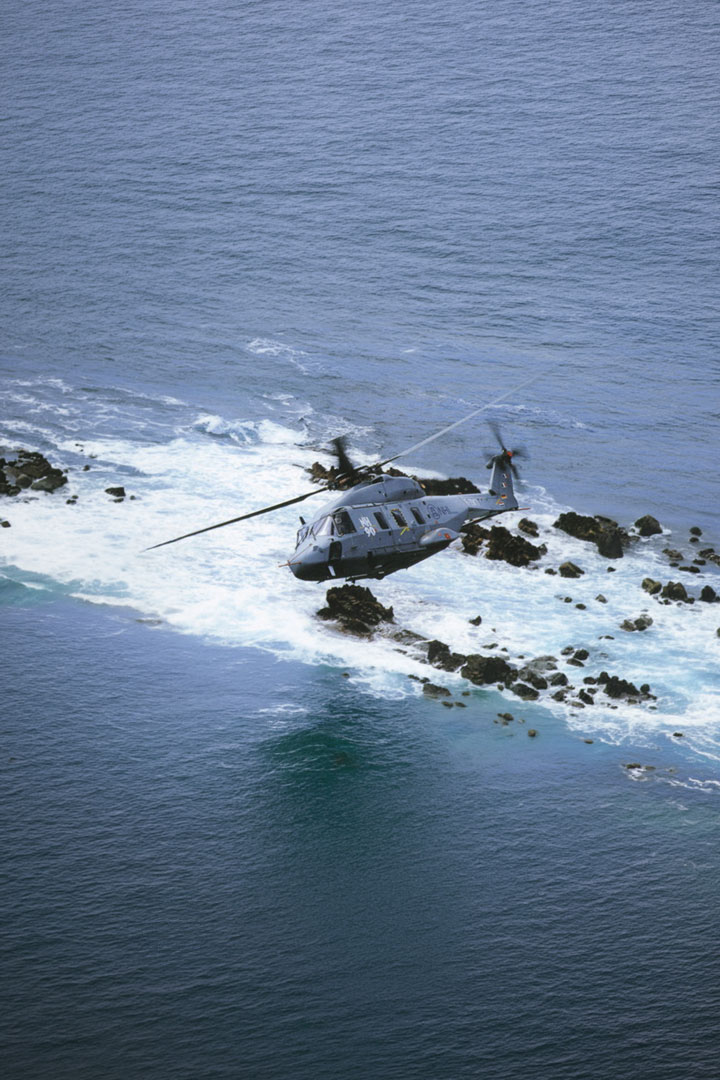 Anti-submarine and anti-surface unit warfare, mainly from naval ships.