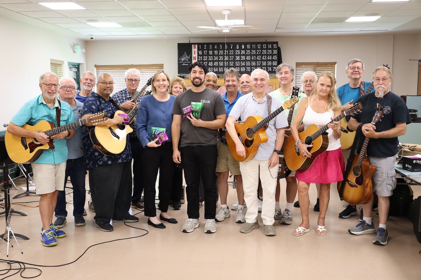 Seven Oaks guitar string donation