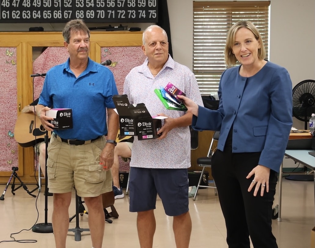 Seven Oaks guitar string donation