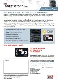 GORE® GFO® Fiber Seal of Assurance Flyer thumbnail