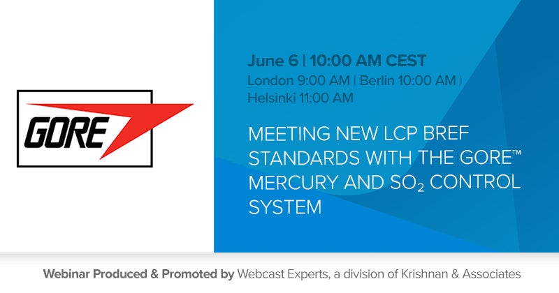 Meeting New LCP BREF Standards with the GORE™ Mercury and SO₂ Control System