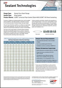 Expanded PTFE Gasket Sheets - GORE® GR Sheet Gasketing